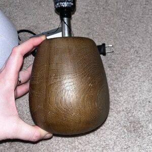 ⚠️ Threshold Mini Wooden Table Lamp